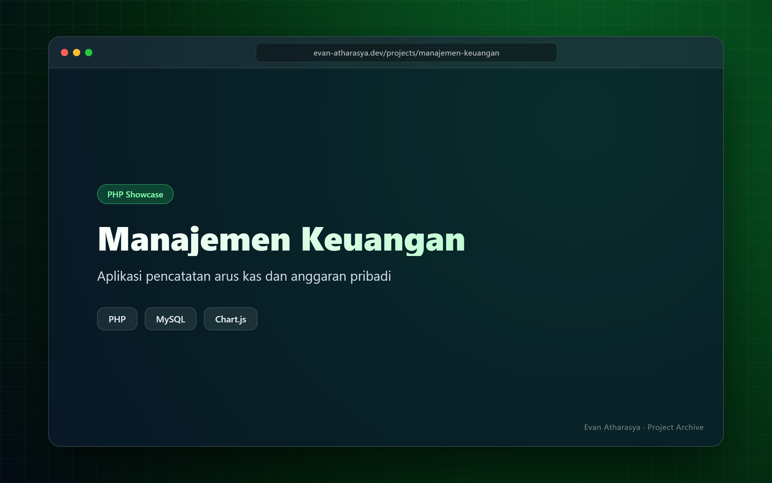 Screenshot Manajemen Keuangan