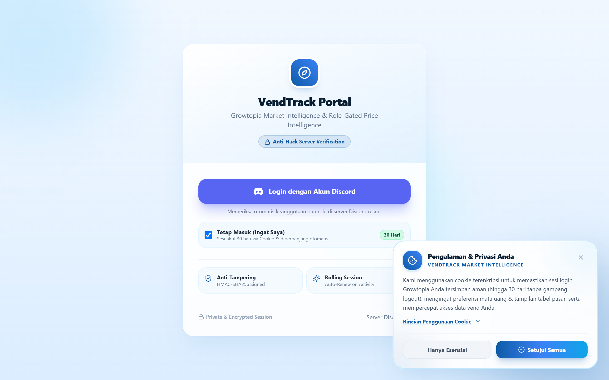 Screenshot VendTrack